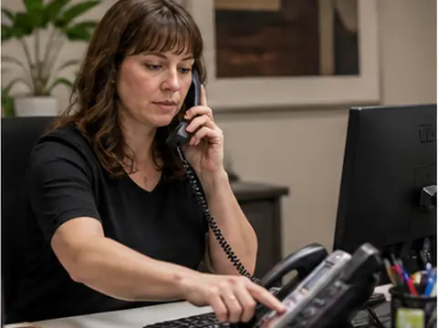 How does business phone software support compliance training sessions?