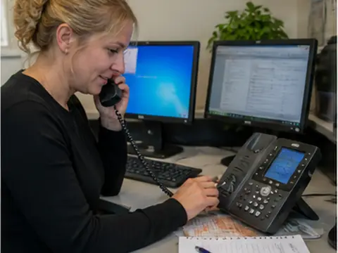 What are the advantages of VoIP for hosting virtual town halls?
